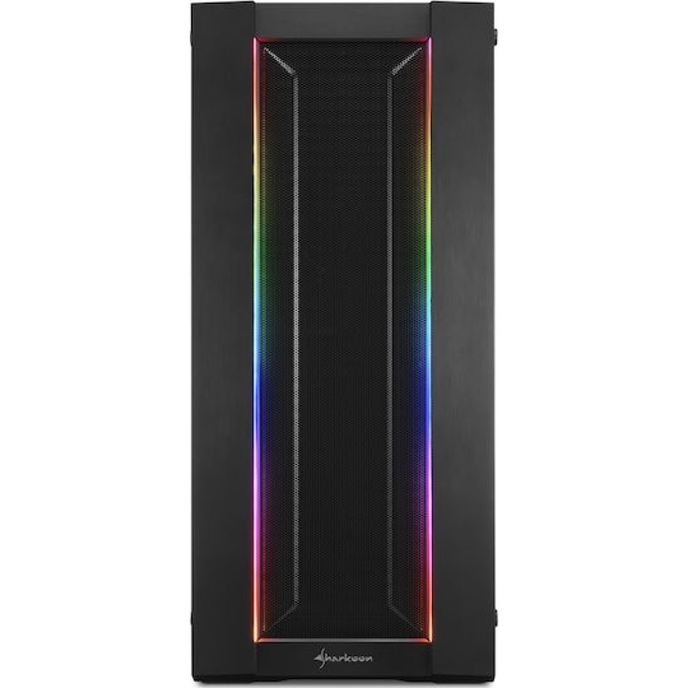 Sharkoon Elite Shark CA200M Gaming Midi Tower Κουτί Υπολογιστή με Πλαϊνό Παράθυρο και RGB Φωτισμό Μαύρο