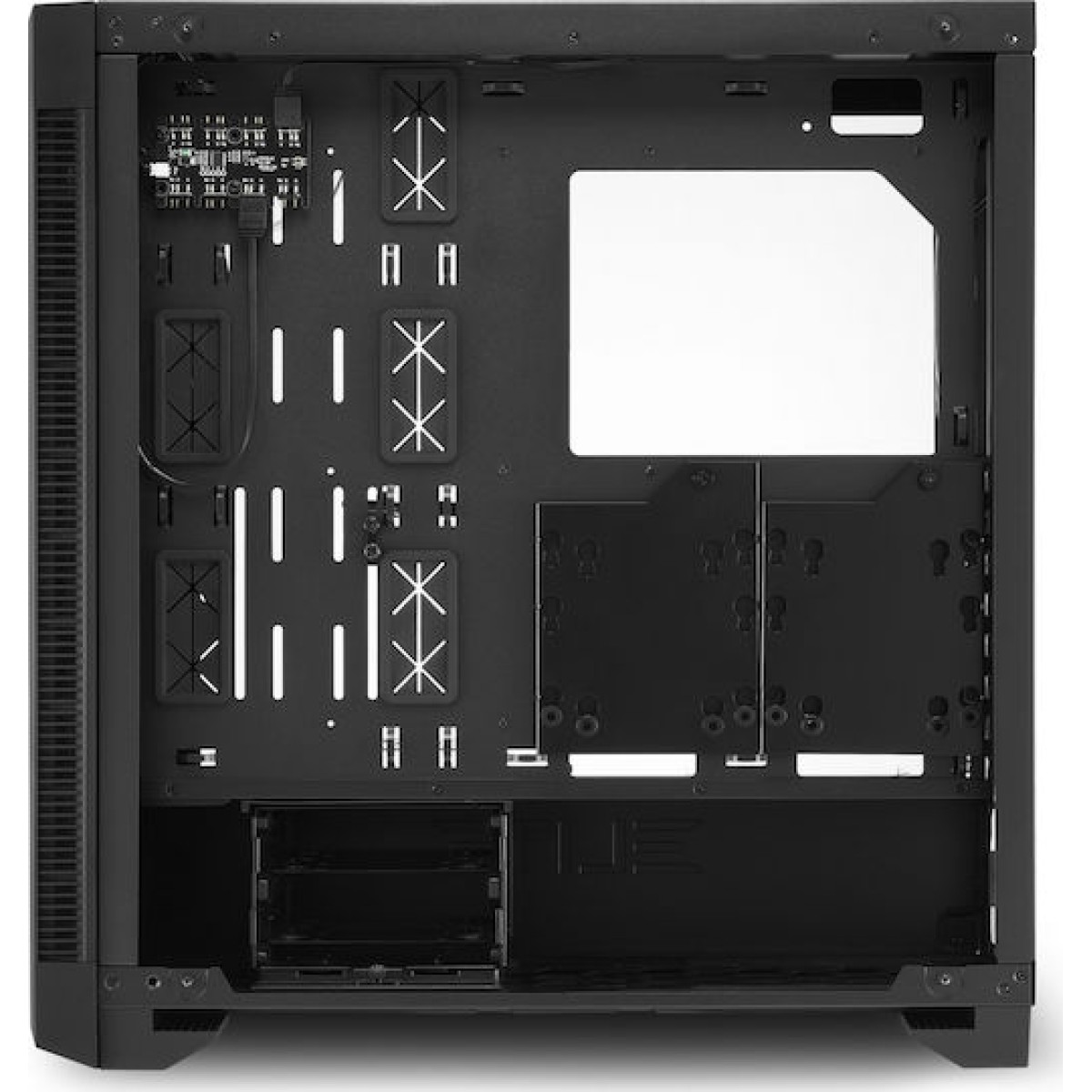 Sharkoon Elite Shark CA200G Gaming Midi Tower Κουτί Υπολογιστή με Πλαϊνό Παράθυρο και RGB Φωτισμό Μαύρο