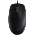 Logitech B110 Silent Ενσύρματο Ποντίκι Μαύρο