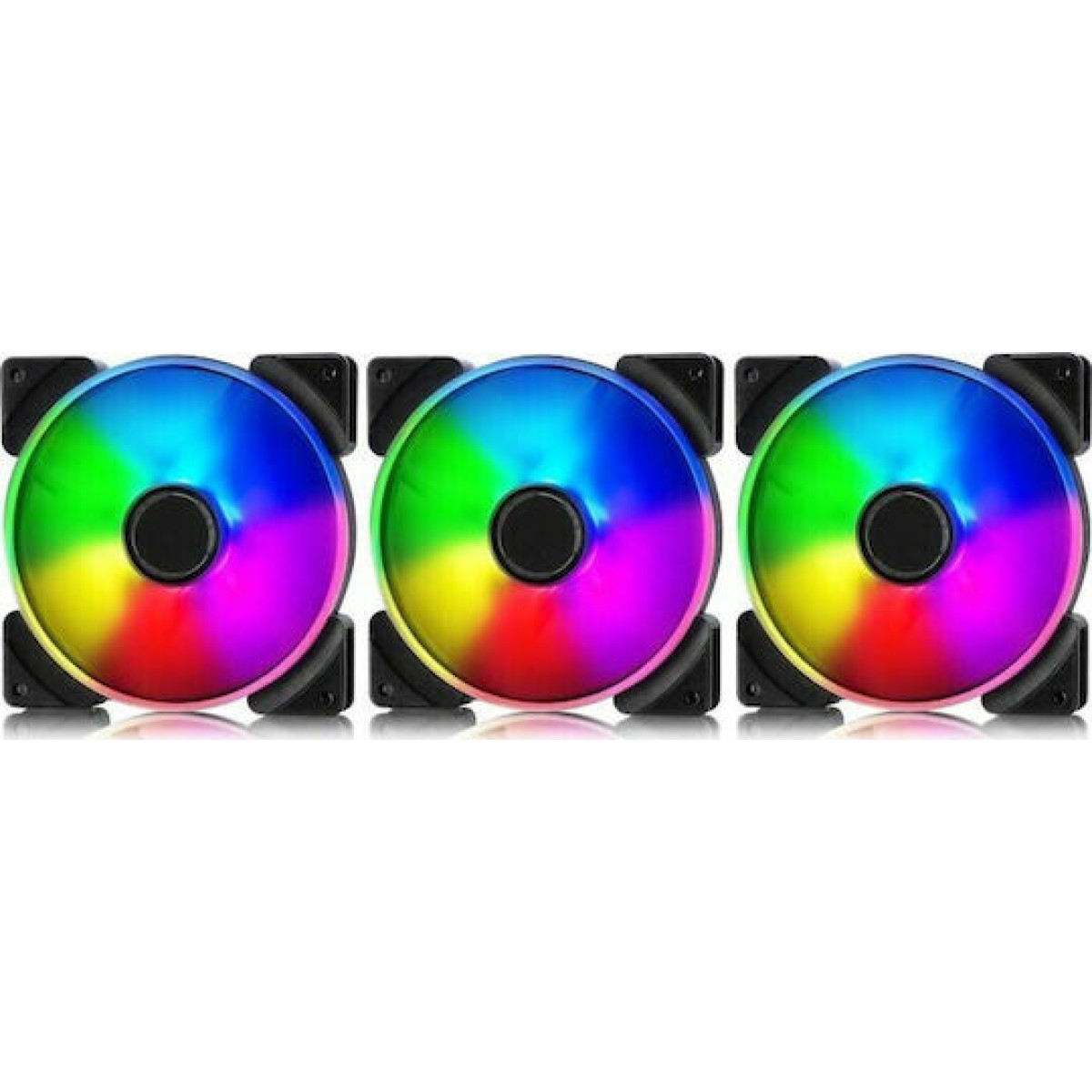 Fractal Design Prisma AL-14 Case Fan 140mm με ARGB Φωτισμό και Σύνδεση 3-Pin 3τμχ