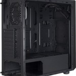 Inter-Tech C-3 SAPHIR Gaming Midi Tower Κουτί Υπολογιστή με Πλαϊνό Παράθυρο και RGB Φωτισμό Μαύρο