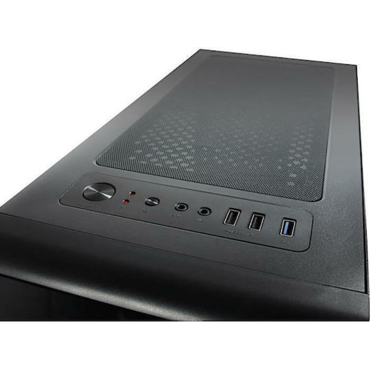 Inter-Tech CXC2 Gaming Midi Tower Κουτί Υπολογιστή με Πλαϊνό Παράθυρο Μαύρο