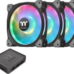 Thermaltake Riing Duo 12 RGB Radiator Fan TT Premium Case Fan 120mm με Σύνδεση 4-Pin PWM 3τμχ