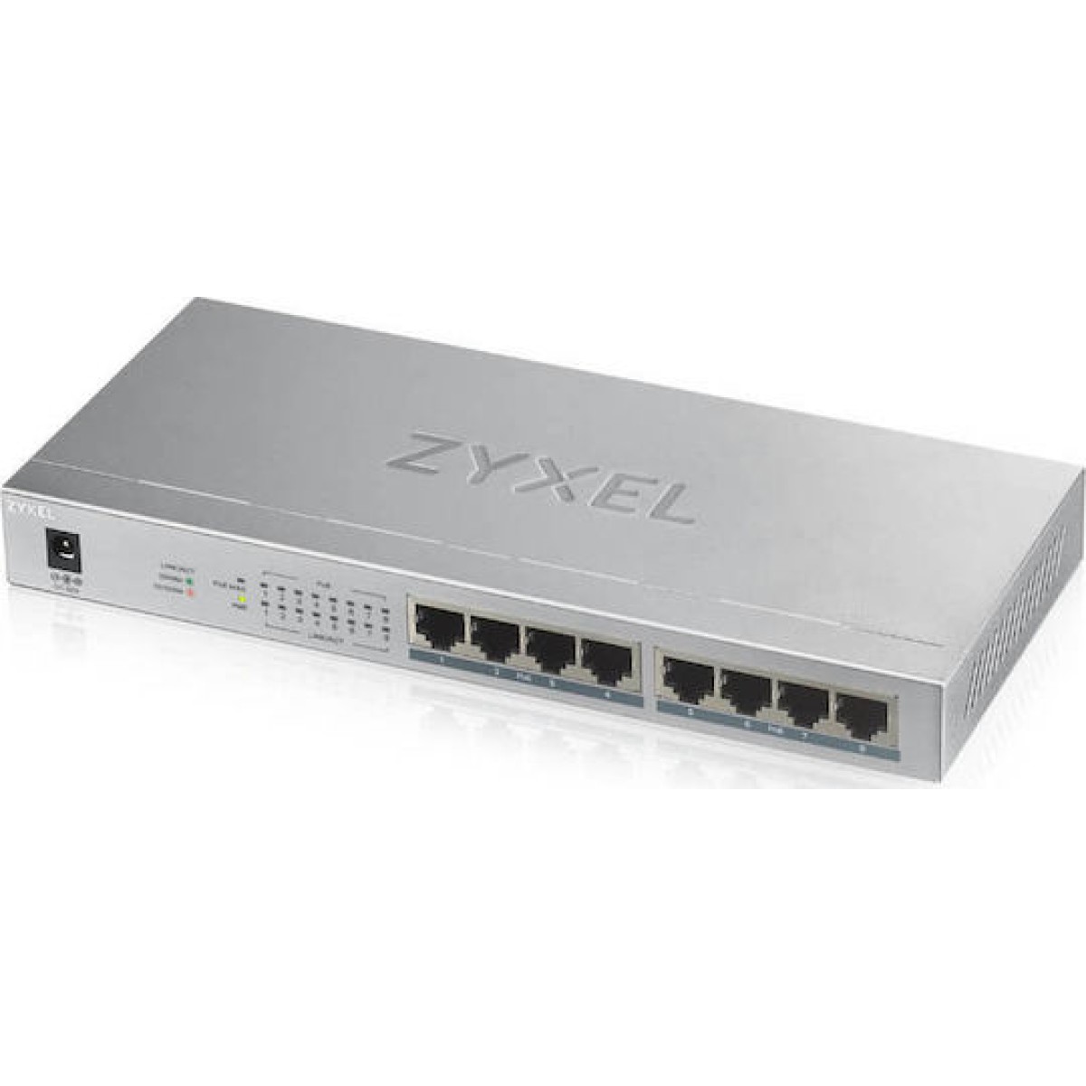 Zyxel GS1008HP Unmanaged L2 PoE+ Switch με 8 Θύρες Gigabit (1Gbps) Ethernet