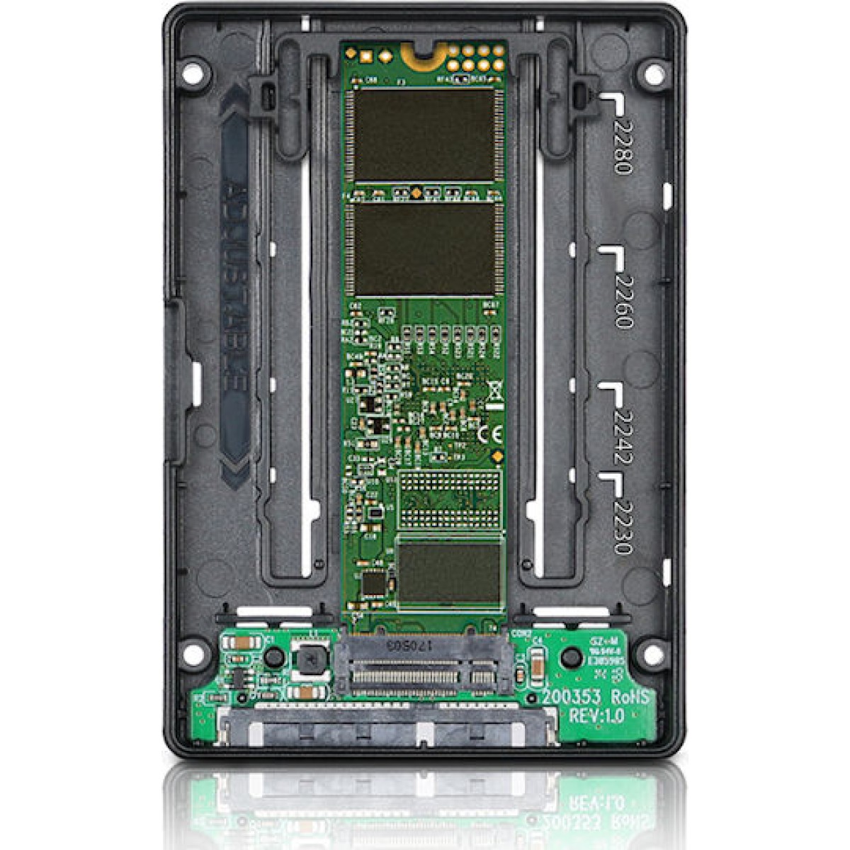 Icy Dock EZConvert Πλαίσιο Για Σκληρούς Δίσκους ICY Dock M.2 SATA SSD to 2,5