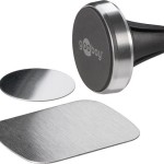 Goobay Βάση Κινητού Αυτοκινήτου Magnetic Bracket Set Slim με Μαγνήτη