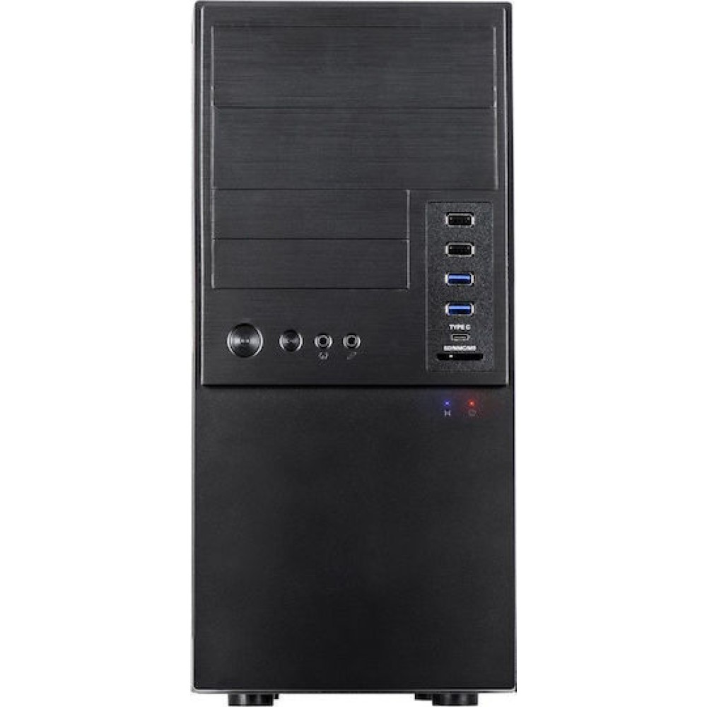 Inter-Tech IT-6865 Micro Tower Κουτί Υπολογιστή Μαύρο