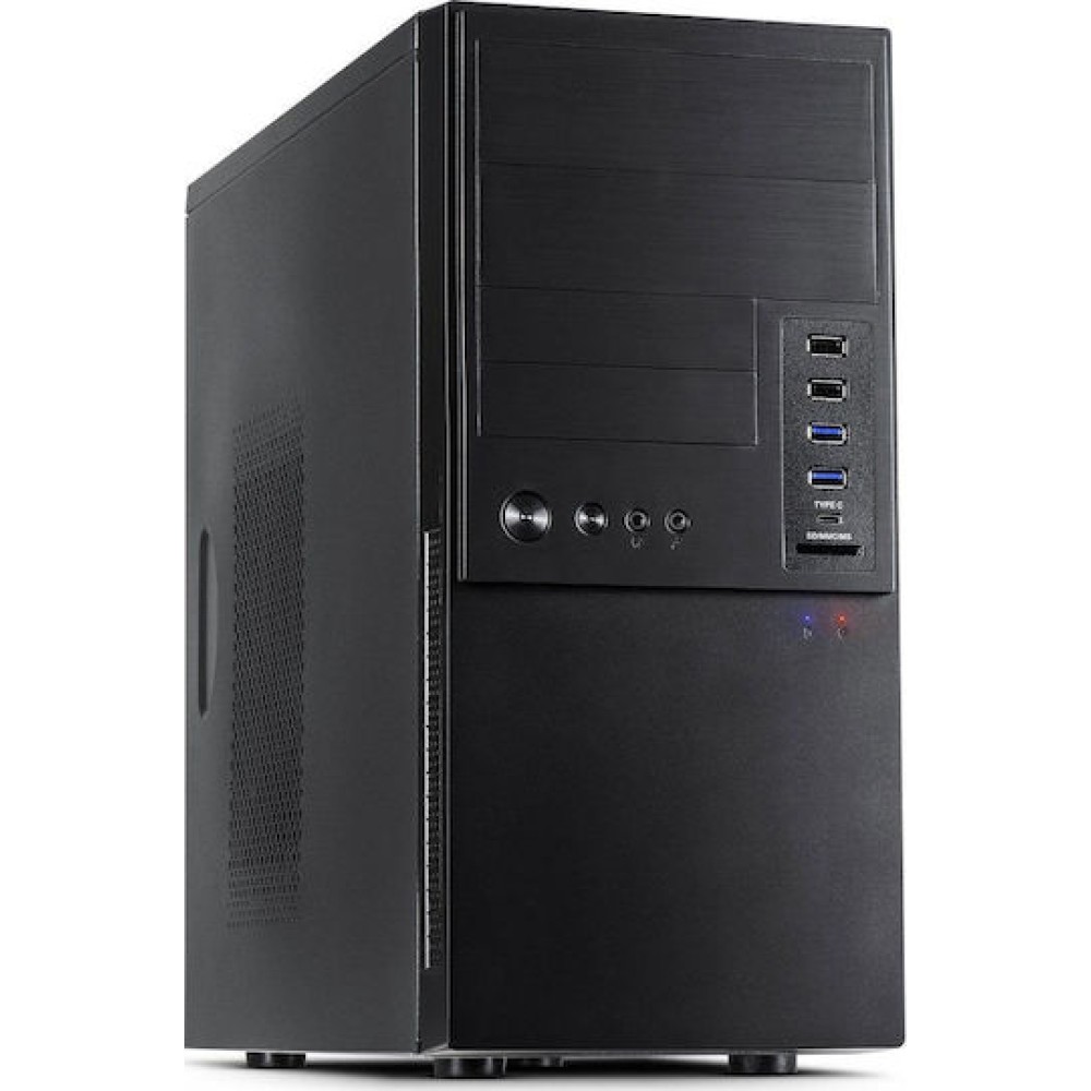 Inter-Tech IT-6865 Micro Tower Κουτί Υπολογιστή Μαύρο