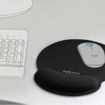 DeLock 12559 Mouse Pad 252mm με Στήριγμα καρπού Μαύρο