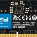 Crucial DDR5 με Module 1x8GB και Ταχύτητα 5600 για Laptop