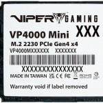 Patriot VP4000 Mini SSD 2TB M.2 NVMe PCI Express 4.0