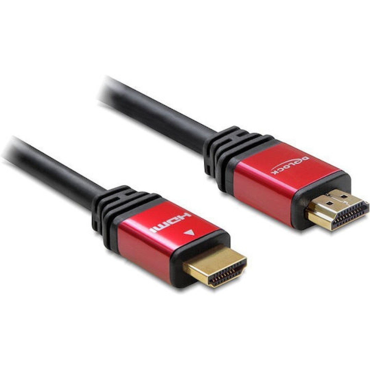 DeLock HDMI 1.3 Cable HDMI male - HDMI male 5m Μαύρο