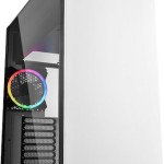 Sharkoon Pure Steel RGB Gaming Midi Tower Κουτί Υπολογιστή με Πλαϊνό Παράθυρο Λευκό