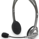 Logitech H110 On Ear Multimedia Ακουστικά με μικροφωνο και σύνδεση 3.5mm Jack σε Γκρι χρώμα