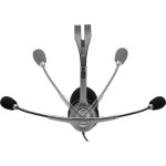 Logitech H110 On Ear Multimedia Ακουστικά με μικροφωνο και σύνδεση 3.5mm Jack σε Γκρι χρώμα