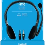 Logitech H110 On Ear Multimedia Ακουστικά με μικροφωνο και σύνδεση 3.5mm Jack σε Γκρι χρώμα