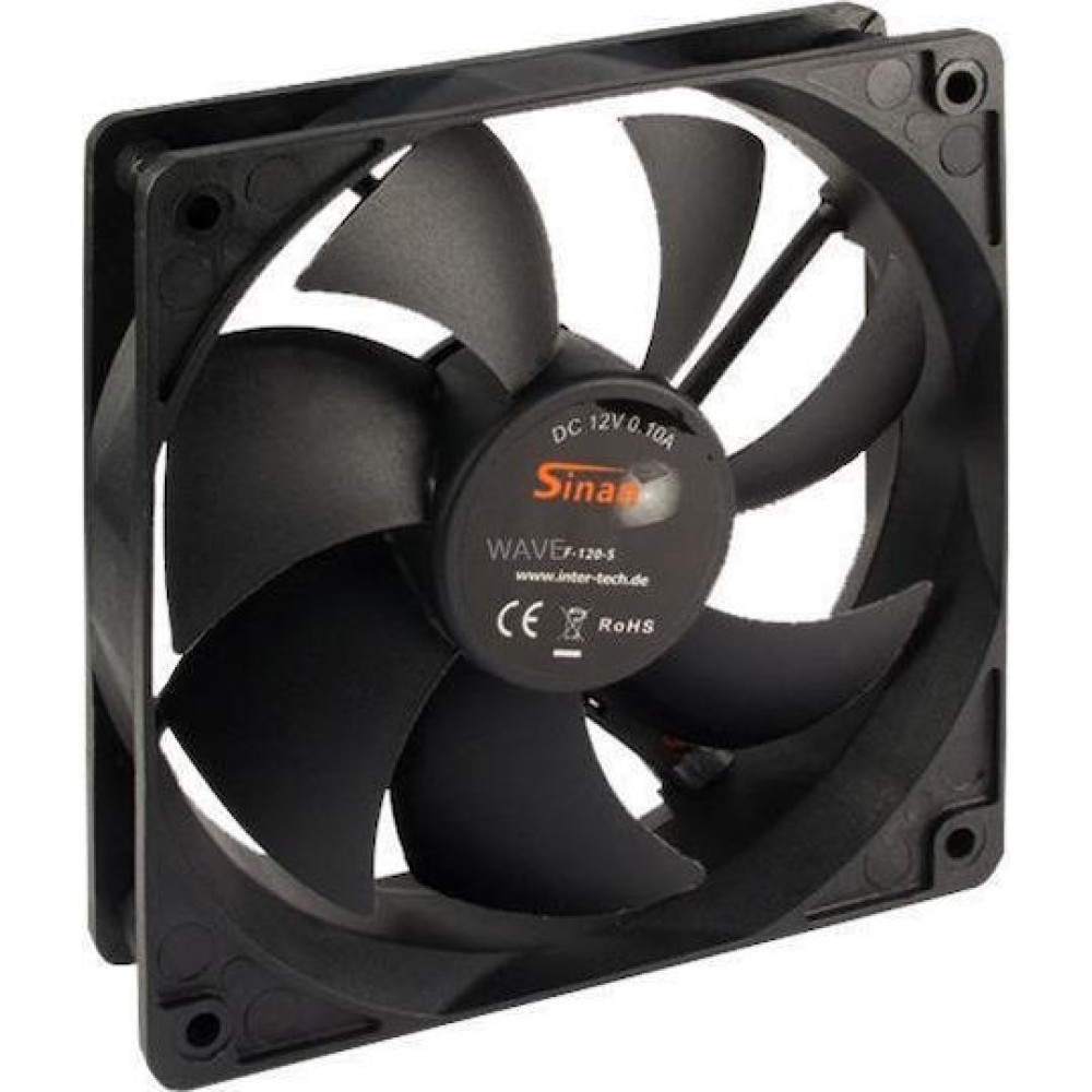 Inter-Tech F-120-S Case Fan με Σύνδεση 3-Pin