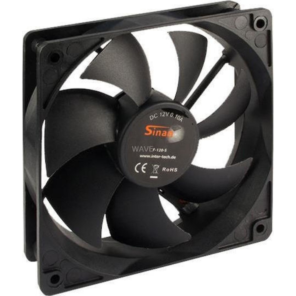 Inter-Tech F-120-S Case Fan με Σύνδεση 3-Pin