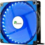 Inter-Tech L-12025 Case Fan με Μπλε Φωτισμό και Σύνδεση 3-Pin / 4-Pin Molex Μπλε