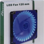 Inter-Tech L-12025 Case Fan με Μπλε Φωτισμό και Σύνδεση 3-Pin / 4-Pin Molex Μπλε