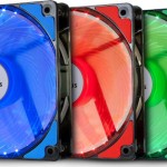 Inter-Tech L-12025 Case Fan με Κόκκινο Φωτισμό και Σύνδεση 3-Pin / 4-Pin Molex