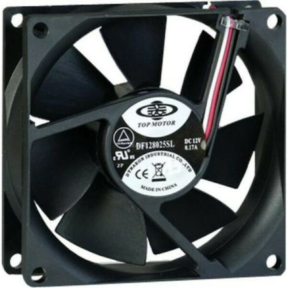 Inter-Tech Fan Bulk Case Fan 80mm με Σύνδεση 3-Pin