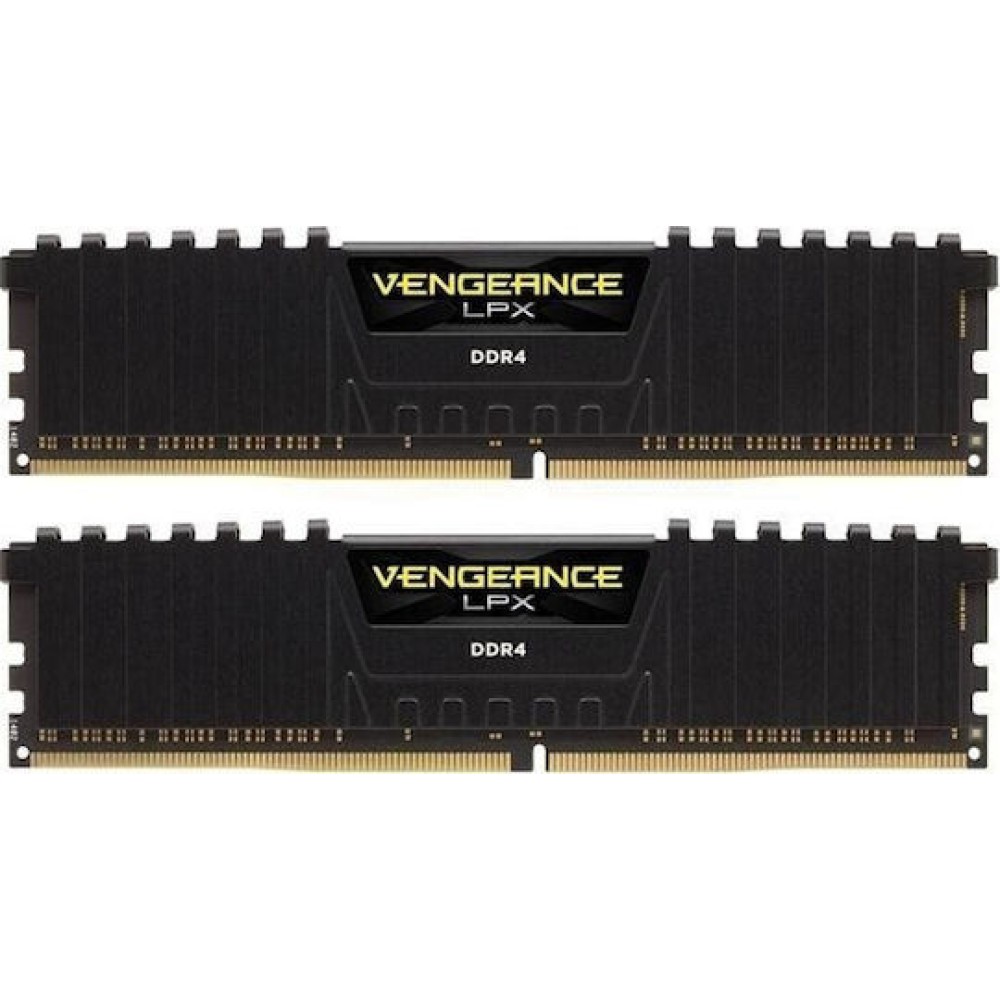 Corsair Vengeance LPX DDR4 32GB RAM με 2x16GB Modules και Ταχύτητα 3200 για Desktop
