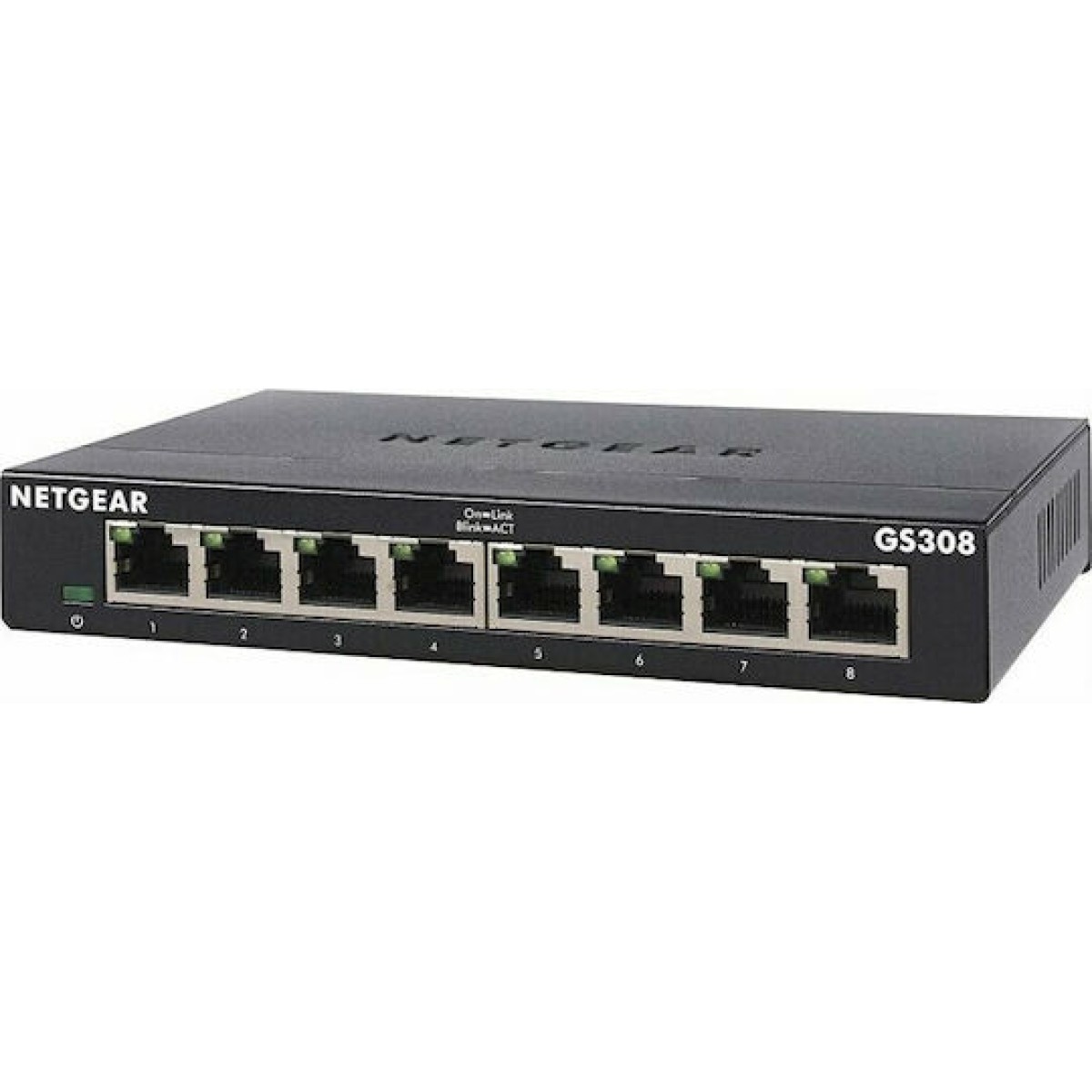 NetGear GS308 Unmanaged L2 Switch με 8 Θύρες Gigabit (1Gbps) Ethernet