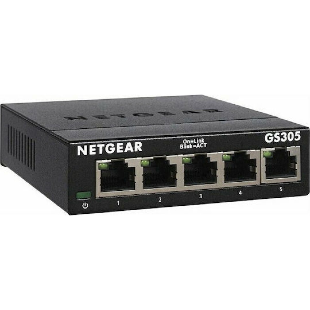 NetGear GS305 v3 Unmanaged L2 Switch με 5 Θύρες Gigabit (1Gbps) Ethernet