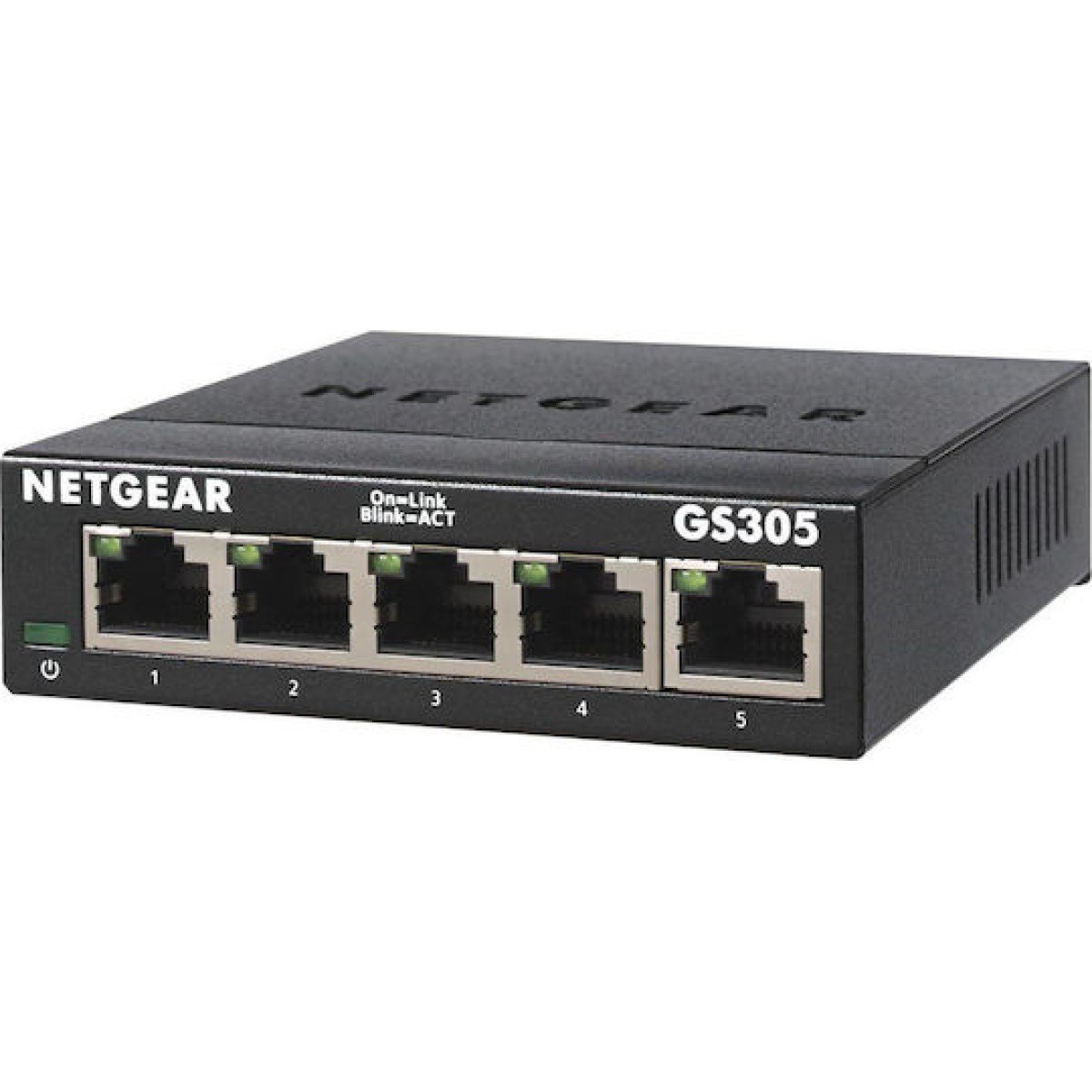 NetGear GS305 v3 Unmanaged L2 Switch με 5 Θύρες Gigabit (1Gbps) Ethernet