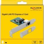 DeLock Ενσύρματη Κάρτα Δικτύου Gigabit (1Gbps) Ethernet PCI-e