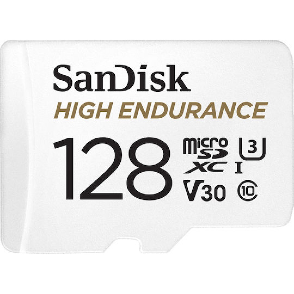 Sandisk High Endurance microSDXC 128GB Class 10 U3 V30 UHS-I με αντάπτορα