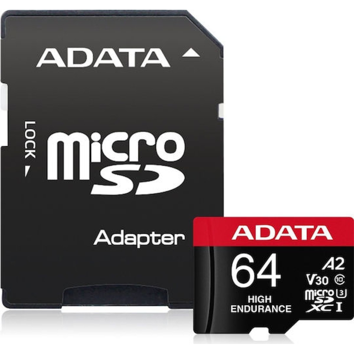 Adata High Endurance microSDXC 64GB U3 V30 with Adapter