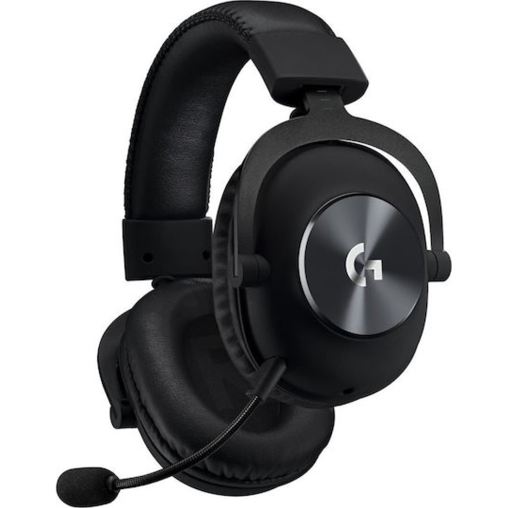 Logitech G PRO X with MIT Blue VO!CE Over Ear Gaming Headset με σύνδεση 2x3.5mm / USB