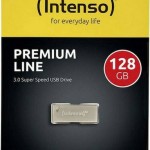 Intenso Premium Line 128GB USB 3.0 Stick Ασημί