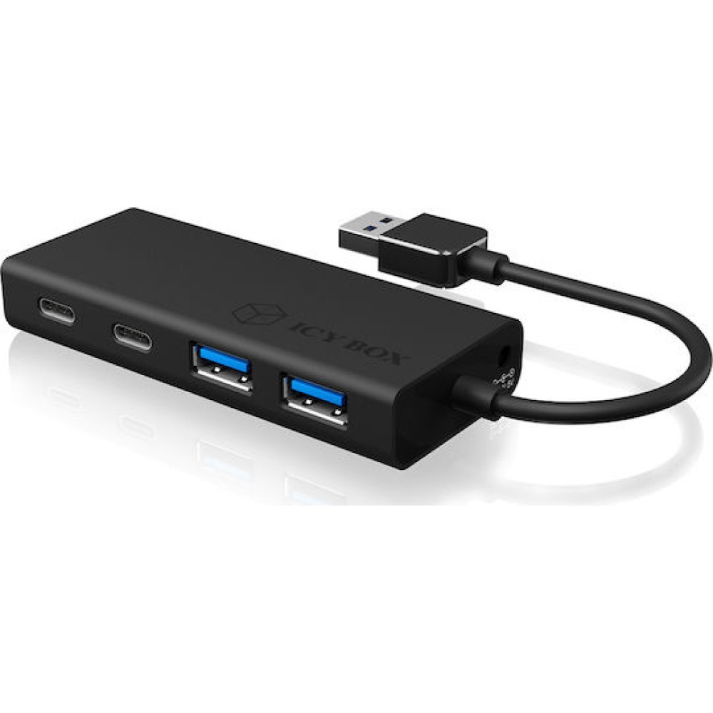 Icy Box USB 3.0 Hub 4 Θυρών με σύνδεση USB-A