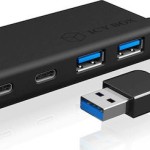 Icy Box USB 3.0 Hub 4 Θυρών με σύνδεση USB-A