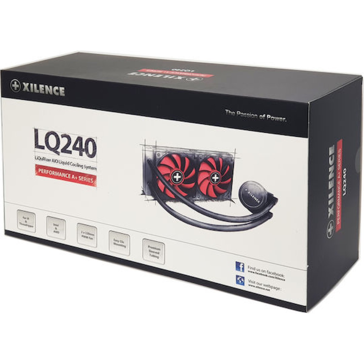Xilence LiQuRizer LQ240 Υδρόψυξη Επεξεργαστή Διπλού Ανεμιστήρα 120mm για Socket AM4/1200/115x