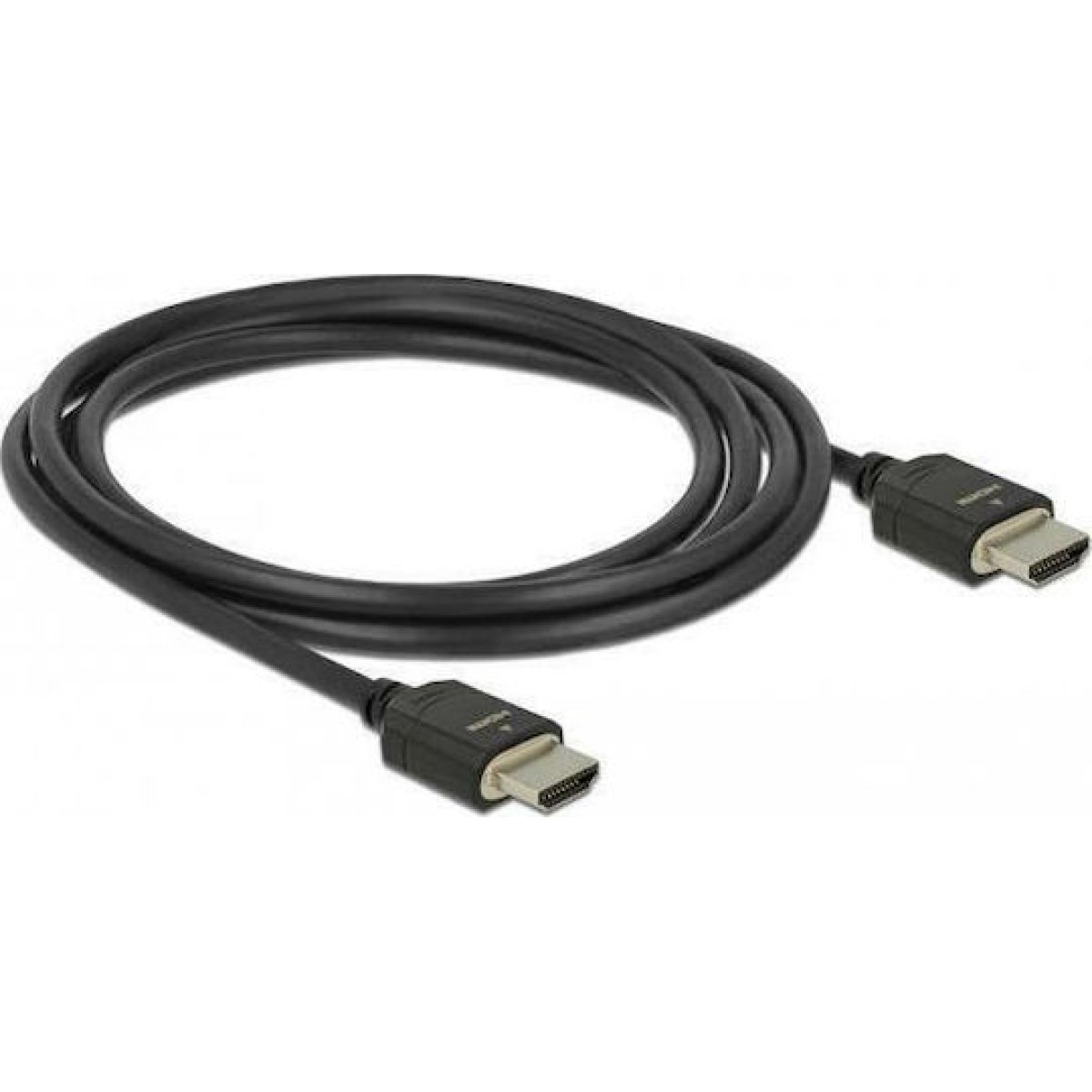 DeLock HDMI 2.1 Cable HDMI male - HDMI male 2m Μαύρο