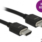 DeLock HDMI 2.1 Cable HDMI male - HDMI male 3m Μαύρο