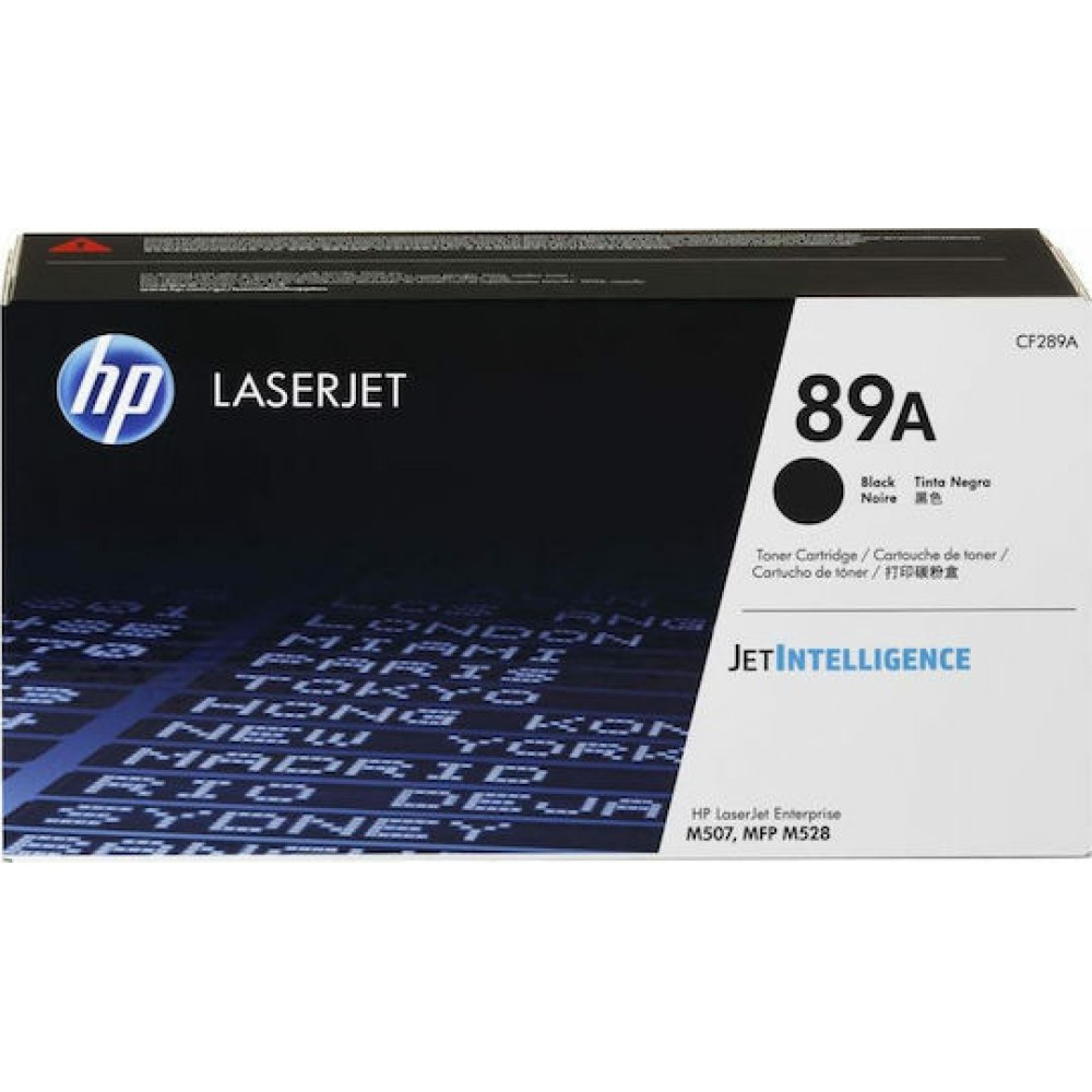 HP 89A Γνήσιο Toner Laser Εκτυπωτή Μαύρο 5000 Σελίδων (CF289A)