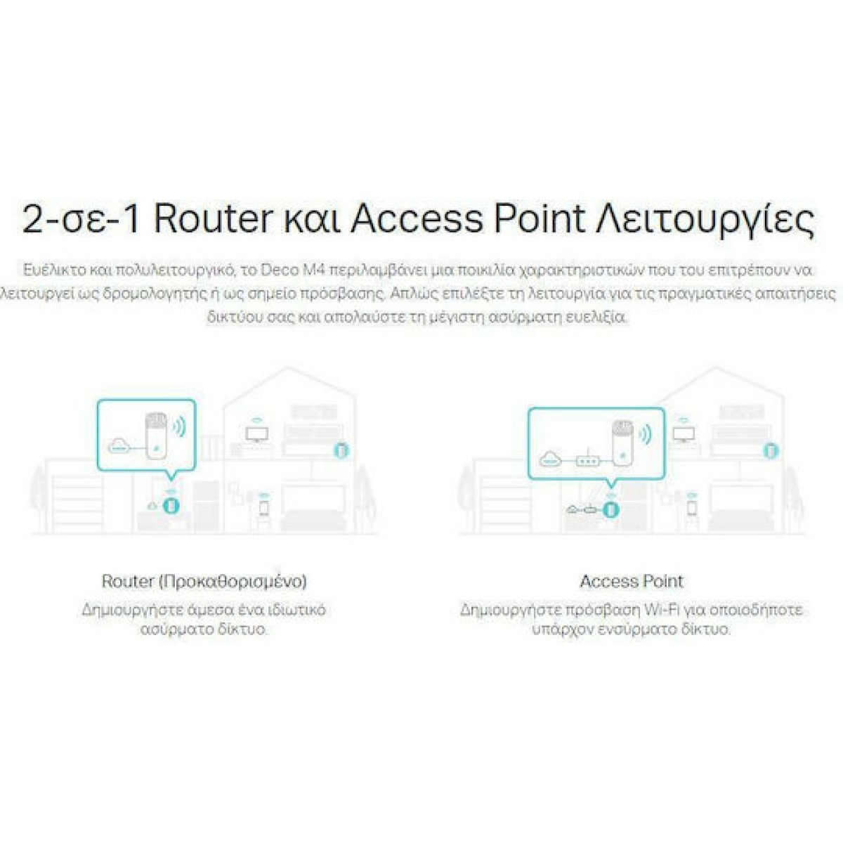 DECO E4, Mesh Access Point (weiß)