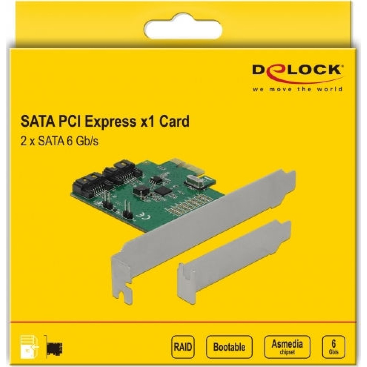 DeLock Κάρτα PCI σε 2 θύρες SATA