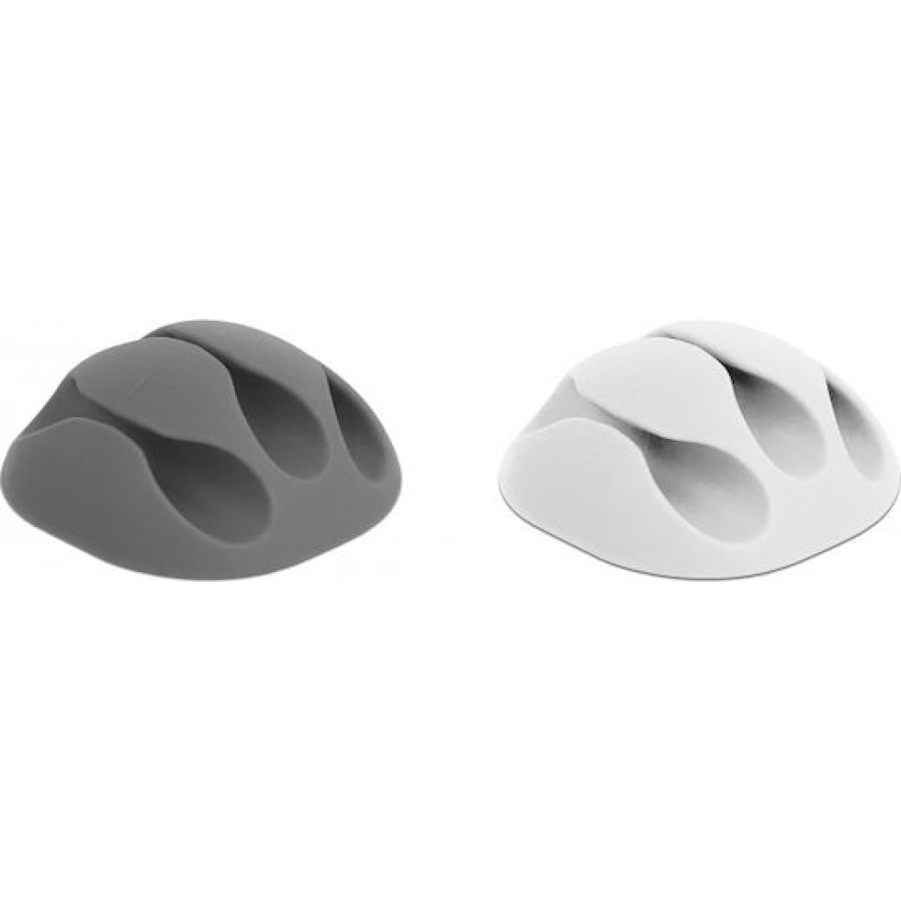 DeLock 18297 Clips Οργάνωσης Καλωδίων 6τμχ Λευκό