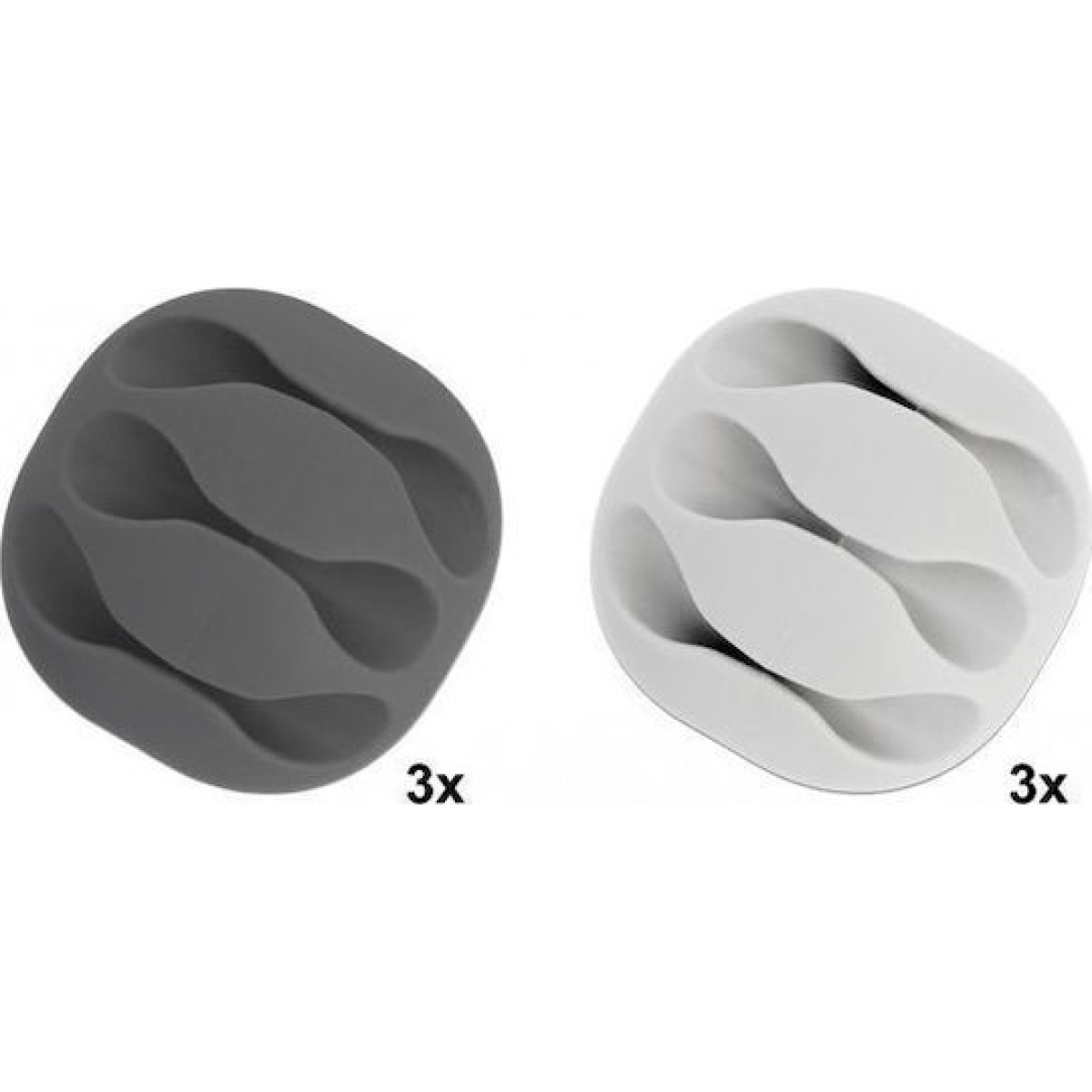 DeLock 18297 Clips Οργάνωσης Καλωδίων 6τμχ Λευκό