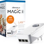 Devolo Magic 2 Lan Triple Powerline για Ενσύρματη Σύνδεση με Passthrough Πρίζα και 3 Θύρες Gigabit Ethernet