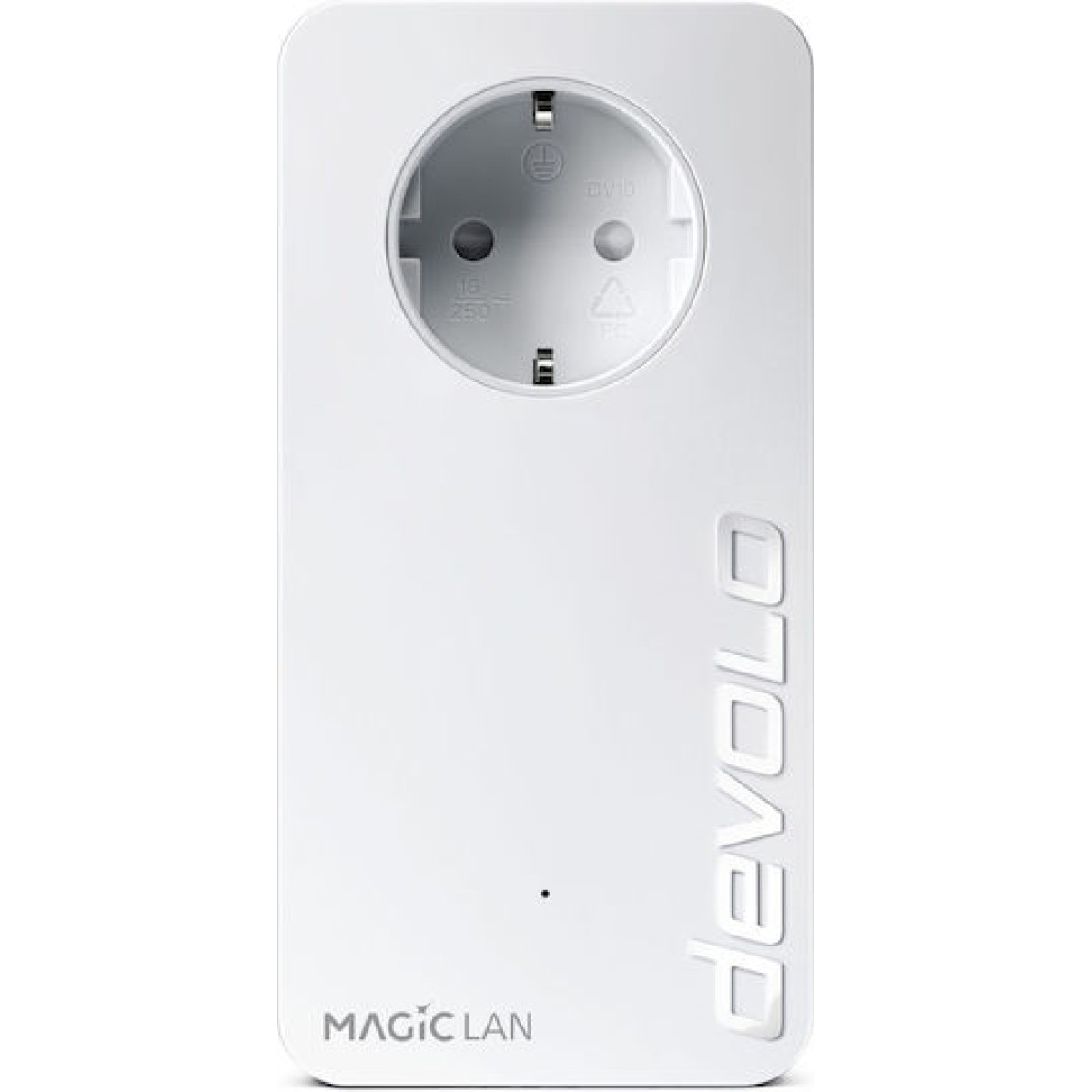 Devolo Magic 2 Lan Triple Powerline για Ενσύρματη Σύνδεση με Passthrough Πρίζα και 3 Θύρες Gigabit Ethernet