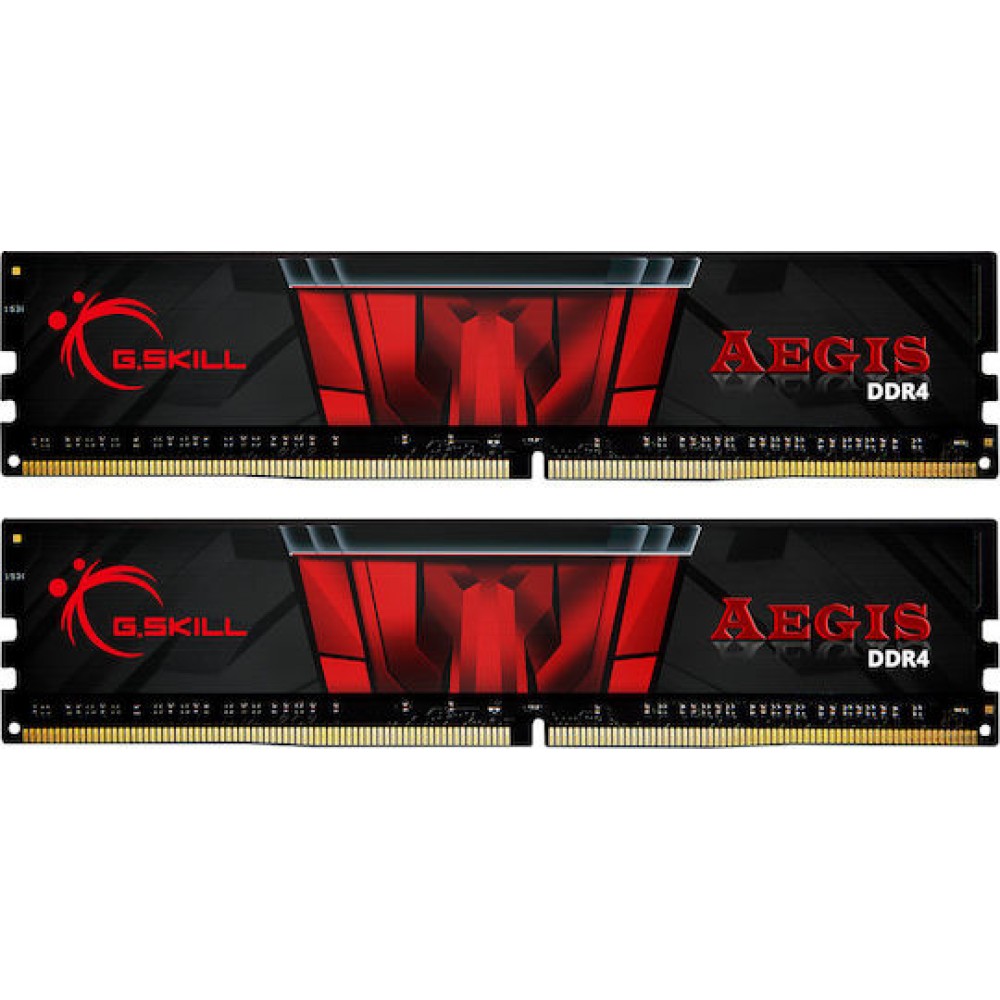 G.Skill Aegis DDR4 16GB RAM με 2x8GB Modules και Ταχύτητα 3200 για Desktop