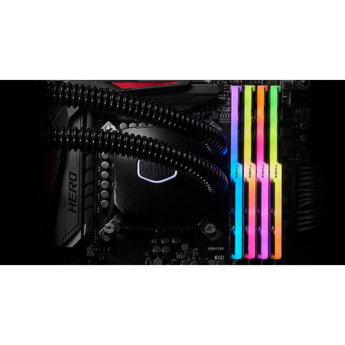 G.Skill Trident Z RGB DDR4 32GB RAM με 4x8GB Modules και Ταχύτητα 4000 για Desktop