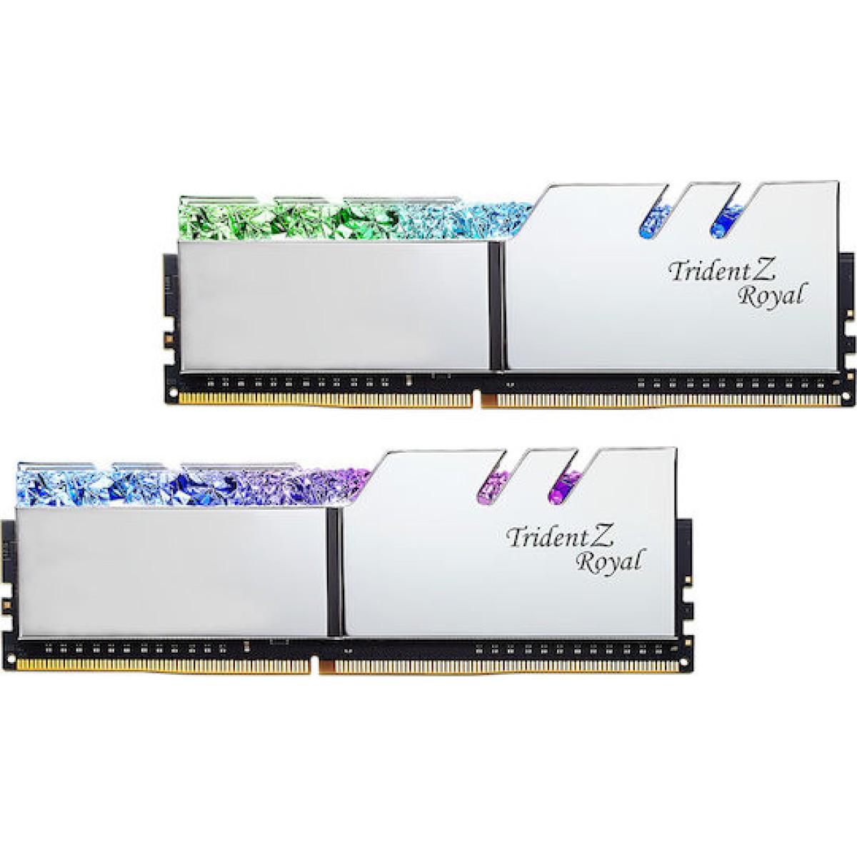 G.Skill Trident Z Royal DDR4 64GB RAM με 4x16GB Modules και Ταχύτητα 3600 για Desktop